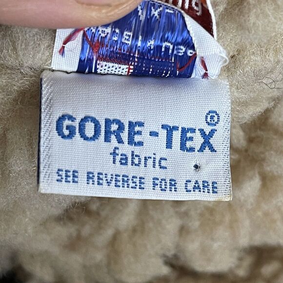 Vintage Columbia Trapper Hat Cap L/XL Red Sherpa Lined Gore-Tex Ear Flaps USA - Picture 14 of 15